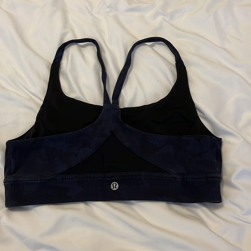 Lululemon sports bra in black/ navy camo - Picture 2 of 3